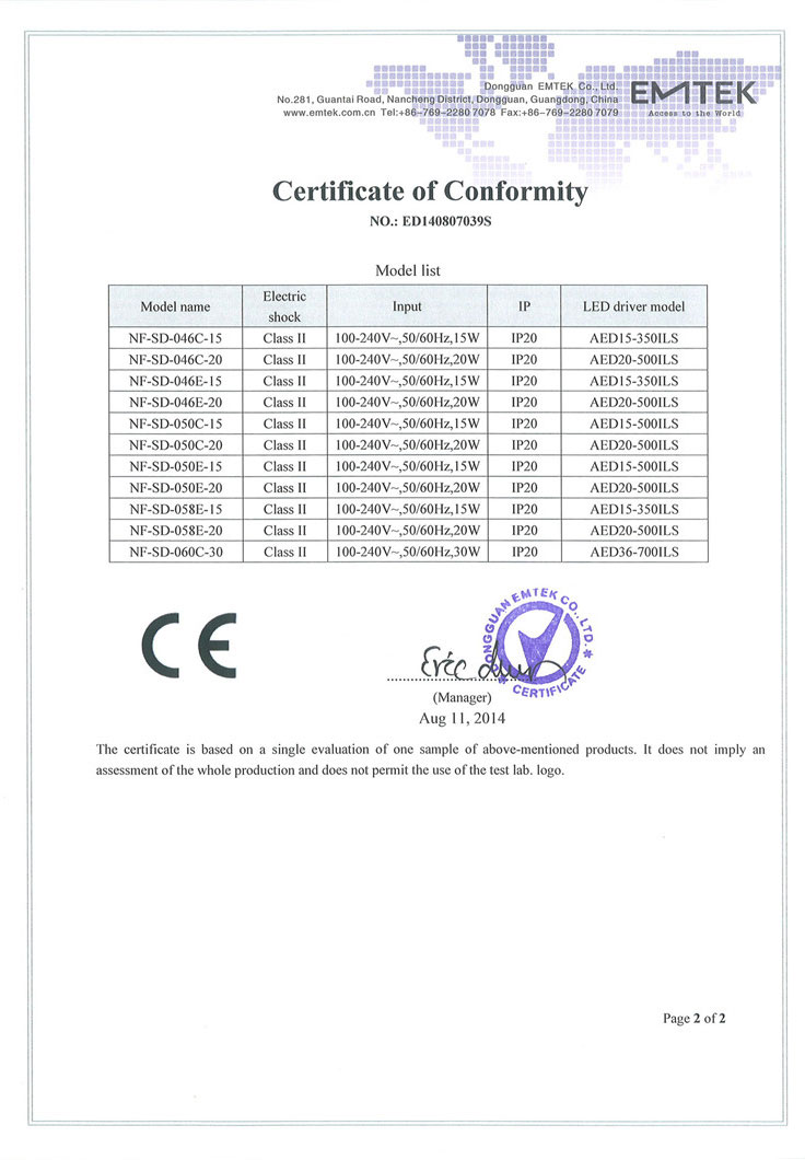 CE certificate for LED track light-20140811-4