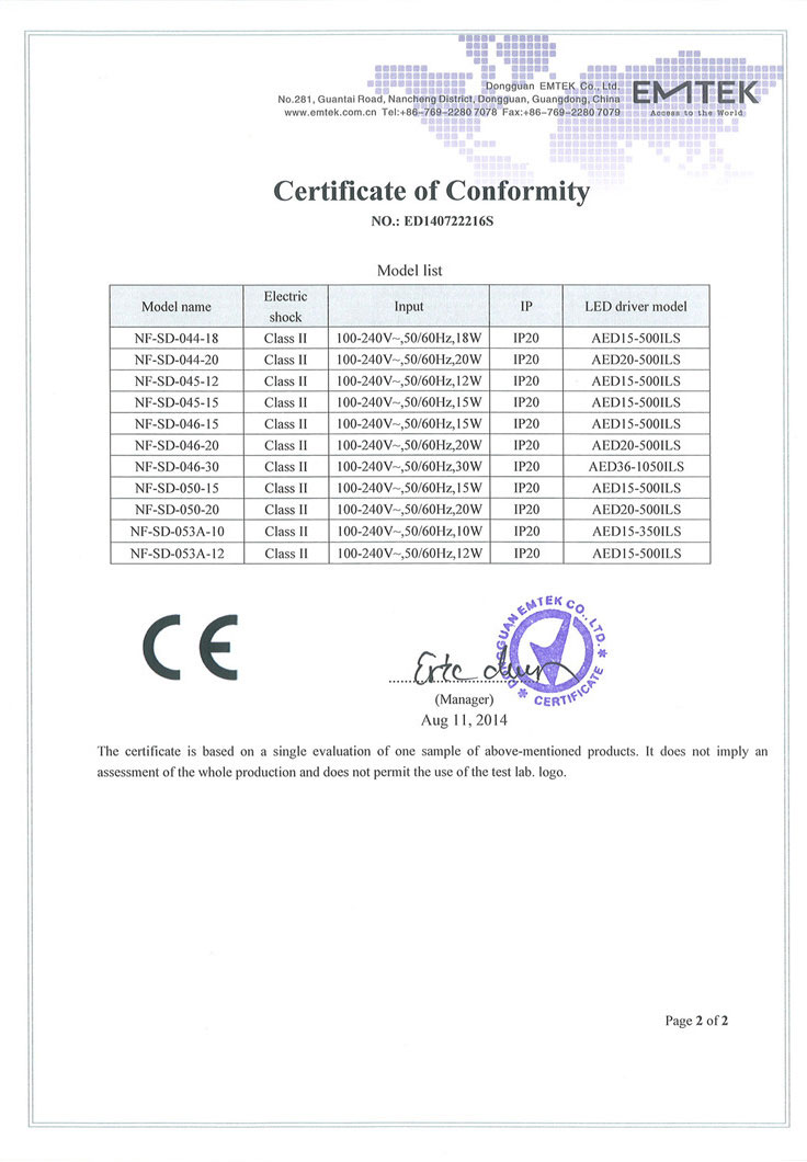 CE certificate for LED track lights-20140820-4
